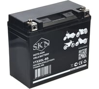 Аккумулятор стартерный для мототехники SKN YTX20L-BS (12V/18Ah/270A) [CT 12201, YTX20HL-BS] 025275
