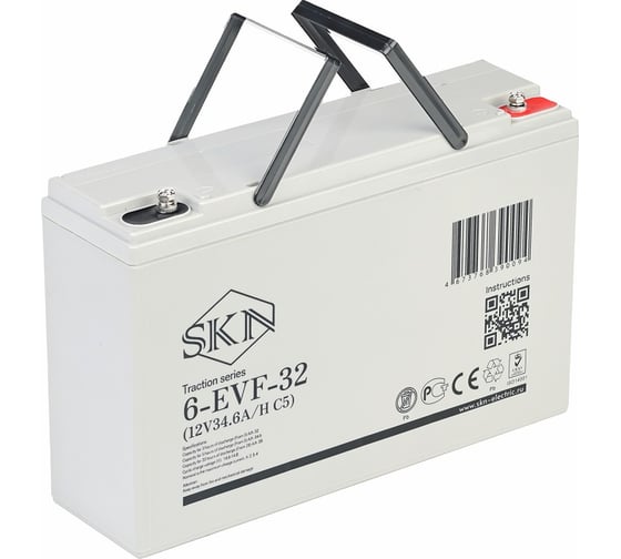 Тяговый аккумулятор SKN 6-EVF-32 (12V34.6A/H C5) 025388