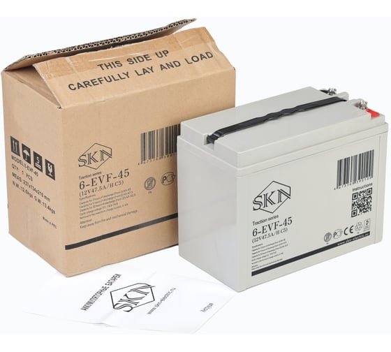 Тяговый аккумулятор SKN 6-EVF-45 (12V47.5A/H C5) 025389