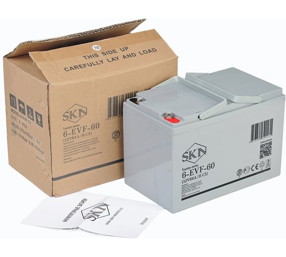 Тяговый аккумулятор SKN 6-EVF-60 (12V64A/H C5) 025392
