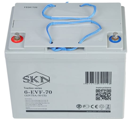 Тяговый аккумулятор SKN 6-EVF-70 (12V73A/H C5) 025393