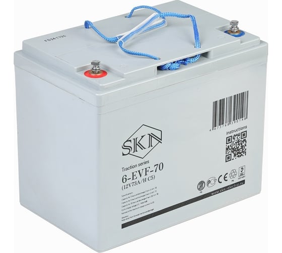Тяговый аккумулятор SKN 6-EVF-70 (12V73A/H C5) 025393