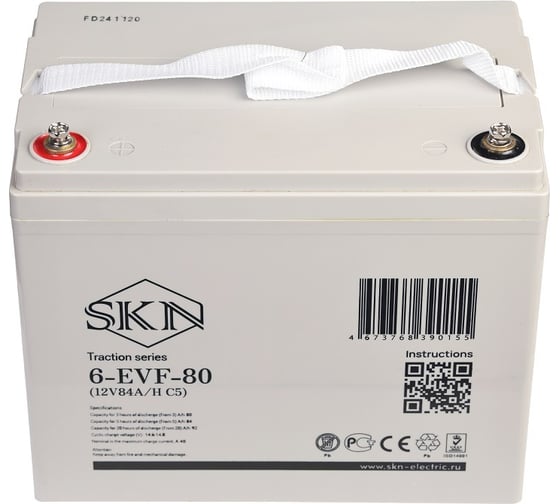 Тяговый аккумулятор SKN 6-EVF-80 (12V84A/H C5) 025394
