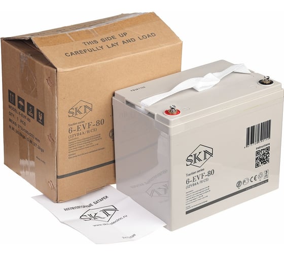 Тяговый аккумулятор SKN 6-EVF-80 (12V84A/H C5) 025394