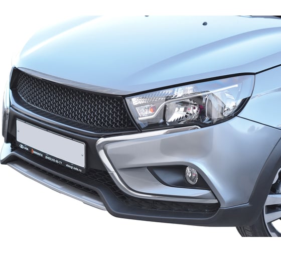Решетка радиатора PT Group ABS LADA Vesta Exclusive/Luxe 2015- 01420501 LVE112802