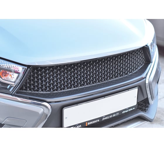 Решетка радиатора PT Group ABS LADA Vesta Exclusive/Luxe 2015- 01420501 LVE112802