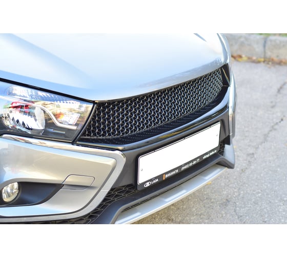Решетка радиатора PT Group ABS LADA Vesta Exclusive/Luxe 2015- 01420501 LVE112802