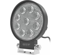 Фонарь светодиодный дополнительного освещения MTF Light 12-60В, 27Вт, 3500лм, 6000К, круглый, шт PL27K6R