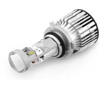 Светодиодные линзы MTF Light серии MiniLENS HB4(9006), 12/24V, 55W, 6000K, 4000LM, 2шт MLB4K6