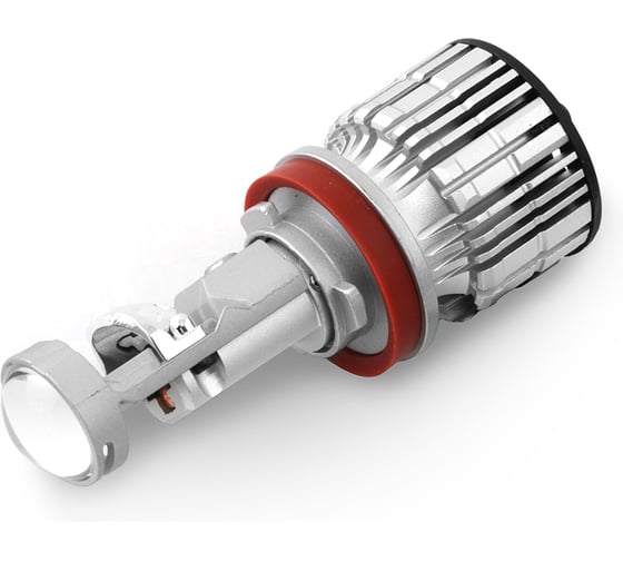Светодиодные линзы MTF Light серии MiniLENS H11/H8/H16, 12/24V, 55W, 6000K, 4000LM, 2шт ML11K6 1