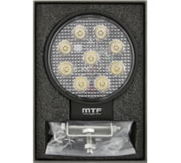 Фонарь светодиодный дополнительного освещения MTF Light 12-60В, 15Вт, 1950лм, 6000К, круглый, шт PL15K6R