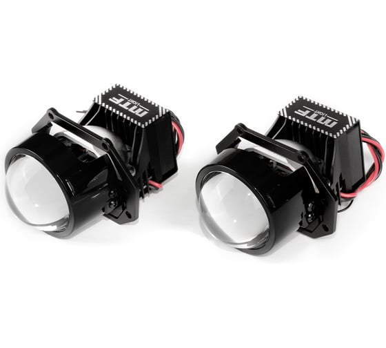 Светодиодные модули ближнего/дальнего света MTF Light серия WIDE BEAM mini, 12В, 55/59Вт, 5500К, 2, 2шт WM59R