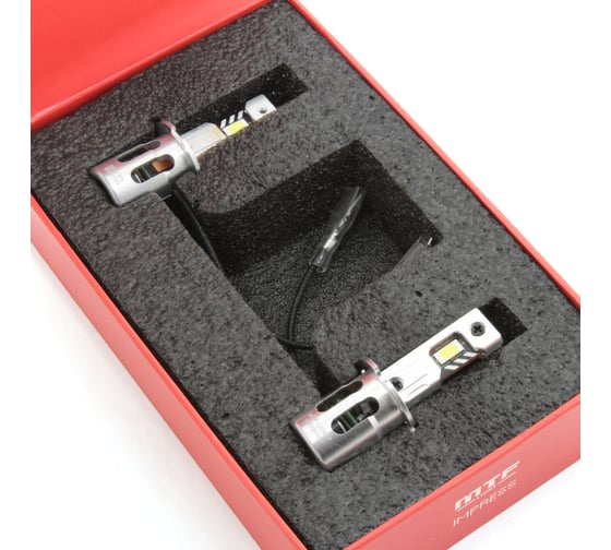 Светодиодные лампы MTF Light серия IMPRESS, H3, 12V, 21W, 2100LM, 6000K,(размер штатн. лампы), к-кт HT03K6
