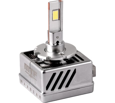 Светодиодные лампы MTF Light серия MaxBeam, D1S, 85V, 35W, 4500lm, 6000K, кулер, комплект MBD1S6