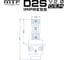 Светодиодные лампы MTF Light серия IMPRESS OEM LED D4S, 35W, 4750LM, 6000K, штатный размер, к-кт STD2K6 4