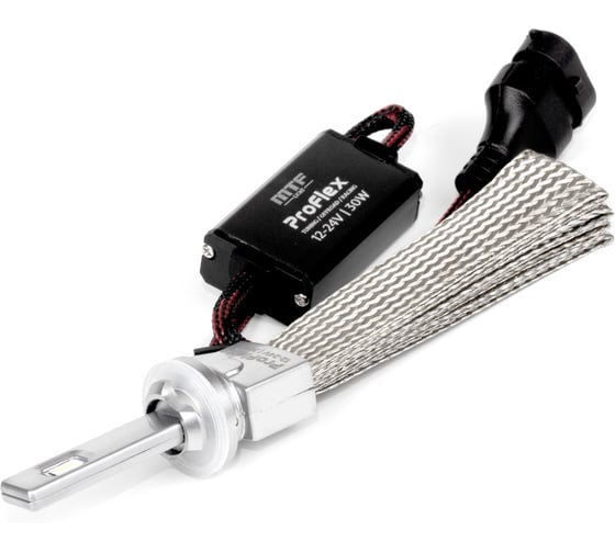 Светодиодные лампы MTF Light серия ProFLEX H27(880/881), 6000K, 3000lm, 12-24V, 30W, NO FAN, 2шт., комплект PF27K5