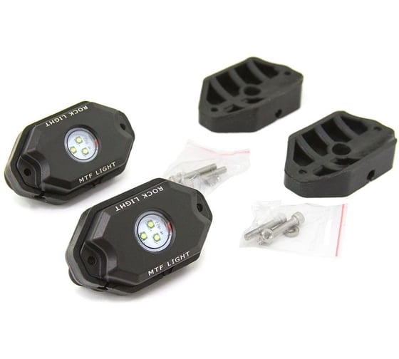 Светодиодная подсветка MTF Light серия Rock Light, 9-30V, 3W, IP67, 350lm, белый свет, комплект 2шт RL4W