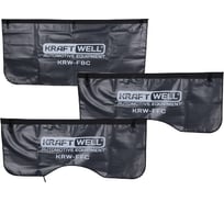 Накидки магнитные KraftWell на крыло (2 шт) и бампер 1 (шт) KRW-FBFC