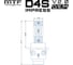 Светодиодные лампы MTF Light серия IMPRESS OEM LED D4S, 35W, 4750LM, 6000K, штатный размер, к-кт STD4K6 4