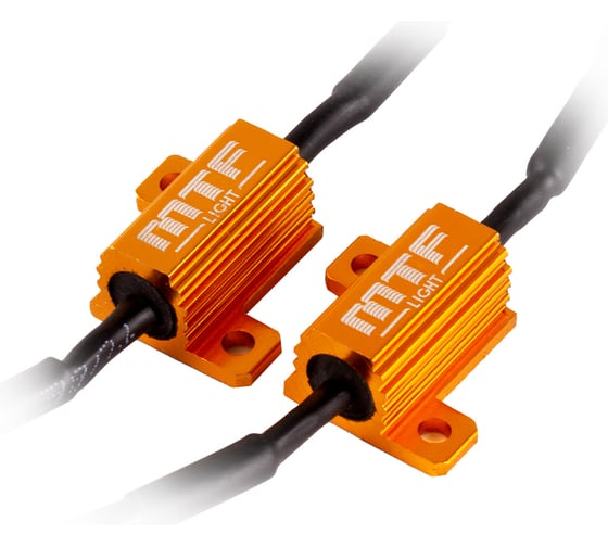 Блок обманка для светодиодных ламп MTF Light W5W / T10, 5W, 2шт, комплект CAN5WT
