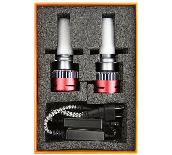 Светодиодные лампы MTF Light серия CYBER LIGHT, H7, 24V, 45W, 3750lm, 6000K, кулер, комплект DP07K6-24