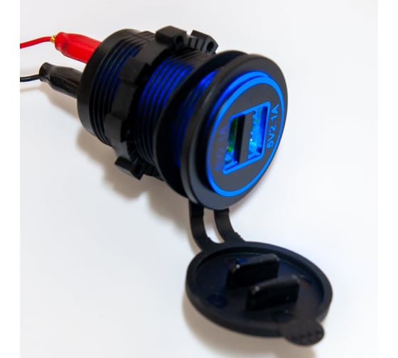 Разъем USB в авто врезной Pro Legend 12V-24V 2USB 2.1А PL9387