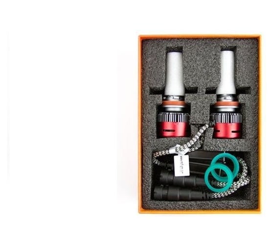 Светодиодные лампы MTF Light серия CYBER LIGHT, H11/H9, 24V, 45W, 3750lm, 6000K, кулер, комплект DP11K6-24