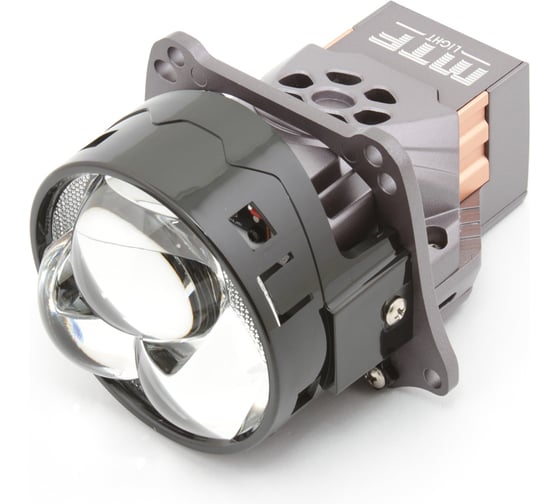 Световые модули ближнего/дальнего света MTF Light QUADRIX, 12В, 58/80ВТ, 6000К, 4200LM, 3 круг, 3ая линза, 2шт HDR3L 1
