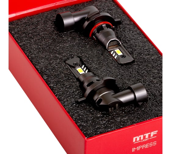 Светодиодные лампы MTF Light серия IMPRESS, HIR2(9012), 12V, 21W, 2100LM, 6000K,(штатн. разм.), к-т HTH2K6