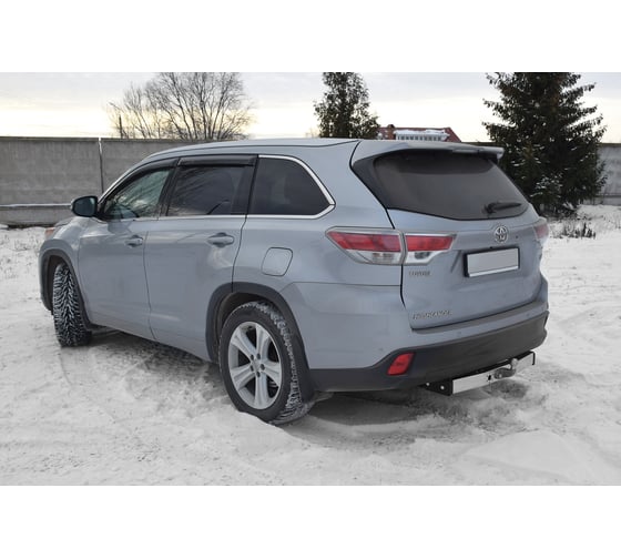 Тягово-сцепное устройство тип F с нержавеющей накладкой TOYOTA Highlander 2013-2020 PT Group THL991101