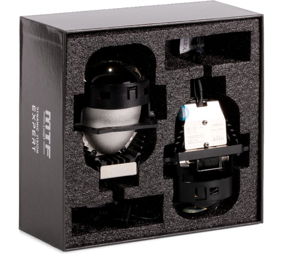 Модули линзованные MTF Light Bi-LED серия DYNAMIC VISION Expert разъем D1S, 85В, 45Вт, 5500К, 3, кт HL45D1