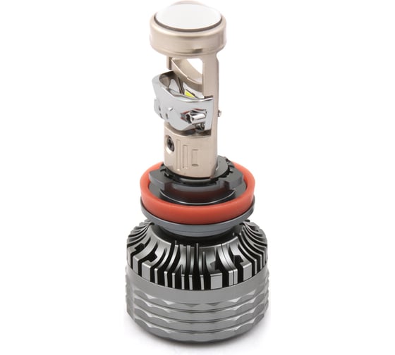 Светодиодные линзы MTF Light серии MicroLENS H11/H8/H16, 12/24V, 55W, 6000K, 4000LM, к-т MC011K5 1