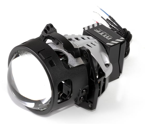 Светодиодные модули ближнего/дальнего света MTF Light MAX BEAM 2.0 ОЕМ, линзованные, бескорпусные, 12В, 65\72Вт, 5500К, 3 дюйма, шагрень, комплект ST72K5 1