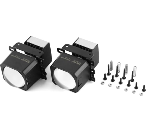 Светодиодные модули линзованные MTF Light MONO LED серия CONSTRUCTOR HIGH BEAM, бескорпусные, 12В, 30ВТ, 5500К, 1.8 дюйма, компл. 2шт HL30K55