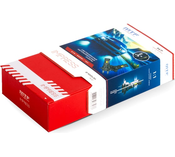 Светодиодные лампы MTF Light серия IMPRESS, H7, 12V, 21W, 2100LM, 6000K,(размер штатн. лампы), к-кт HT07K6