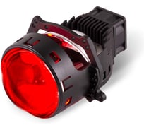 Светодиодные модули ближнего/дальнего света MTF Light WideBeam + RED DEVIL EYES, линзованные, бескорпусные, 12В, 53/65Вт, 6000К, 3 дюйма, компл. 2шт HL65K60RD