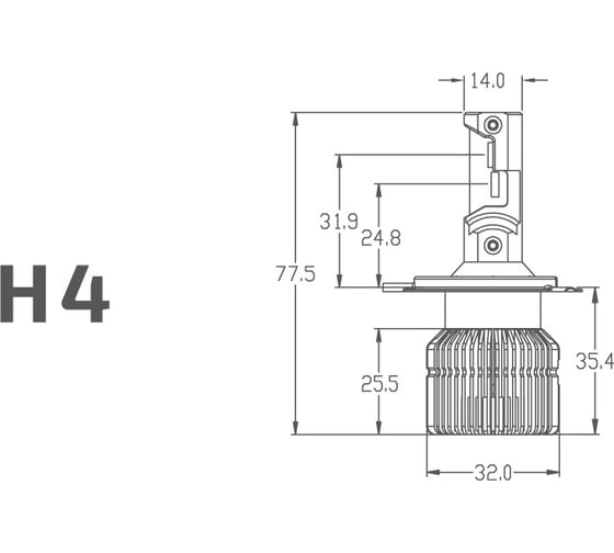 Светодиодные лампы MTF Light серия DYNAMIC VISION LED, HB4(9006), 30W, 2500lm, 5500K, кулер, комплект DVB4K5