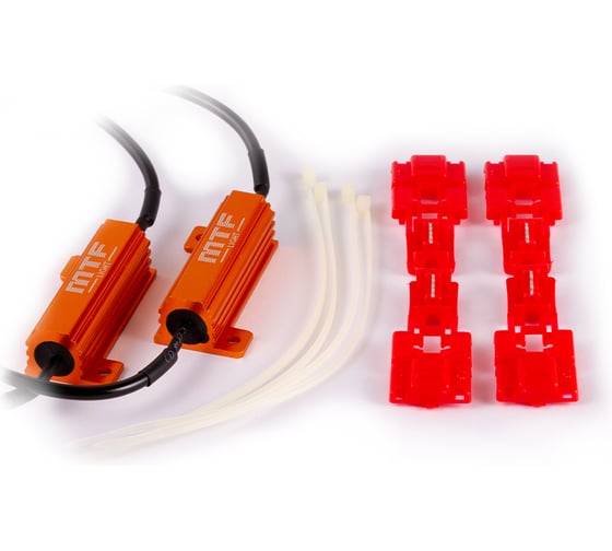 Блок обманка для светодиодных ламп MTF Light W21W / P21W, W16W, 2шт, комплект CAN20WT