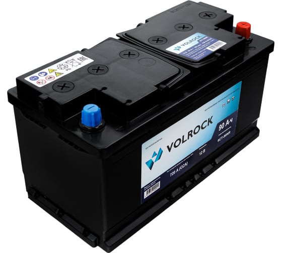 Аккумулятор VOLROCK 6СТ-90NR (O.П.) 720А конус 4673770940041