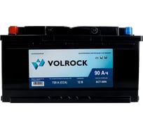 Аккумулятор VOLROCK 6СТ-90N (П.П.) 720А конус 4673770940058