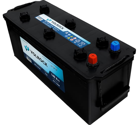 Аккумулятор VOLROCK 6СТ-140NR (O.П.) 900А конус 4673770940089