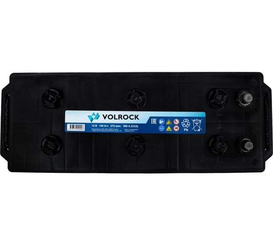 Аккумулятор VOLROCK 6СТ-140NR (O.П.) 900А конус 4673770940089