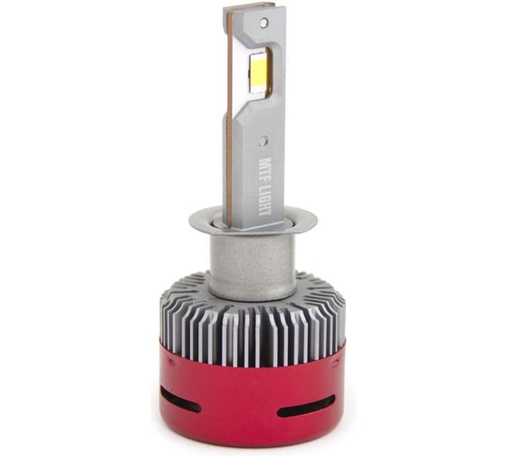 Светодиодные лампы , серия CYBER LIGHT, H1, 24V, 45W, 3750lm, 6000K, кулер, комплект. MTF Light DP01K6-24 1