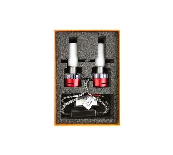 Светодиодные лампы , серия CYBER LIGHT, H3, 24V, 45W, 3750lm, 6000K, кулер, комплект. MTF Light DP03K6-24 1