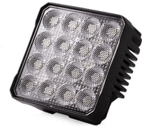 Фонарь светодиодный дополнительного освещения 12/24V, 90W, 7400lm, ECE R10, квадратный, шт. MTF Light PL95K6S