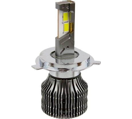 Светодиодные лампы серия CYBER LIGHT PRO, H4/H19, 12V, 65W, 6500lm, 6000K, кулер, комплект. MTF Light CP04K6