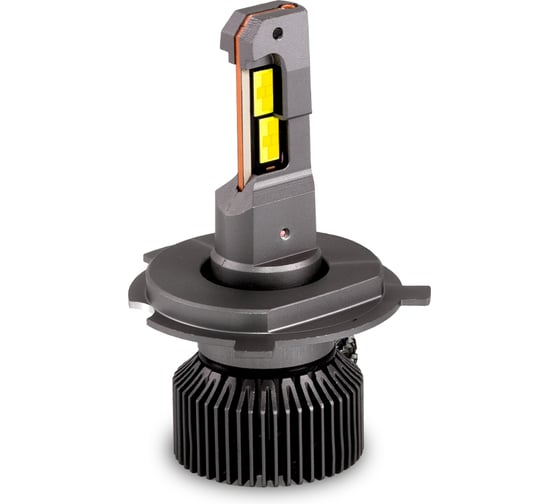 Светодиодные лампы MTF LIGHT, серия MaxBeam Mini, H4/H19, 12V, 45W, 4500lm, 6000K, кулер, комплект. MM04K6