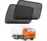 Шторки магнитные на передние боковые стекла Voron Glass а/м KamAZ 53215/65115/6520 2001-н.в. 2шт MFV006 1