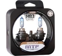 Галогенные автолампы MTF LIGHT IRIDIUM HB3(9005), 12V, 65W, компл. HRD12B3