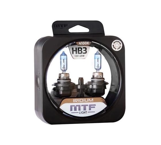 Галогенные автолампы MTF LIGHT IRIDIUM HB3(9005), 12V, 65W, компл. HRD12B3